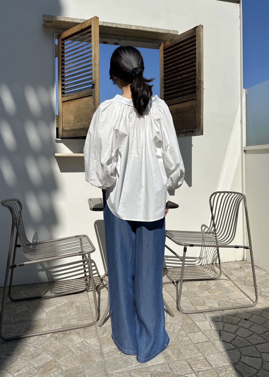 CLASSY-O韓國直郵女士新品25春夏推薦熱賣襯衫蕾絲衫褶皺寬松CLASSY-O襯衫/蕾絲衫