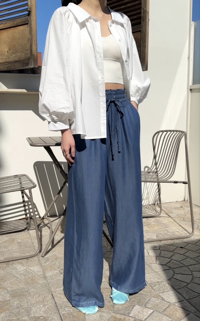 CLASSY-O韓國直郵女士新品25春夏推薦熱賣襯衫蕾絲衫褶皺寬松CLASSY-O襯衫/蕾絲衫