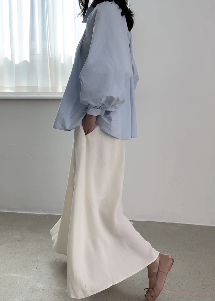 CLASSY-O韓國直郵女士新品25春夏推薦熱賣襯衫蕾絲衫褶皺寬松CLASSY-O襯衫/蕾絲衫