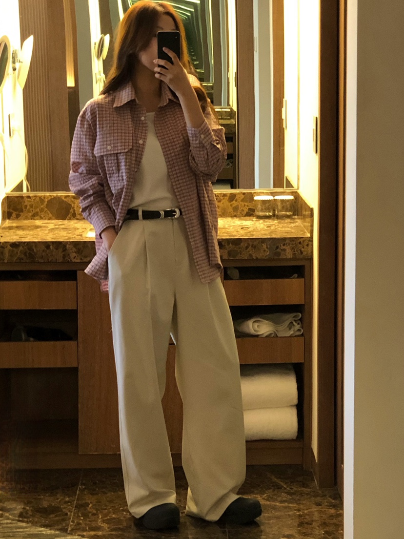 ONDO-P東大門實拍女士新款人氣推薦熱賣真品襯衫蕾絲衫格紋ONDO-P襯衫/蕾絲衫