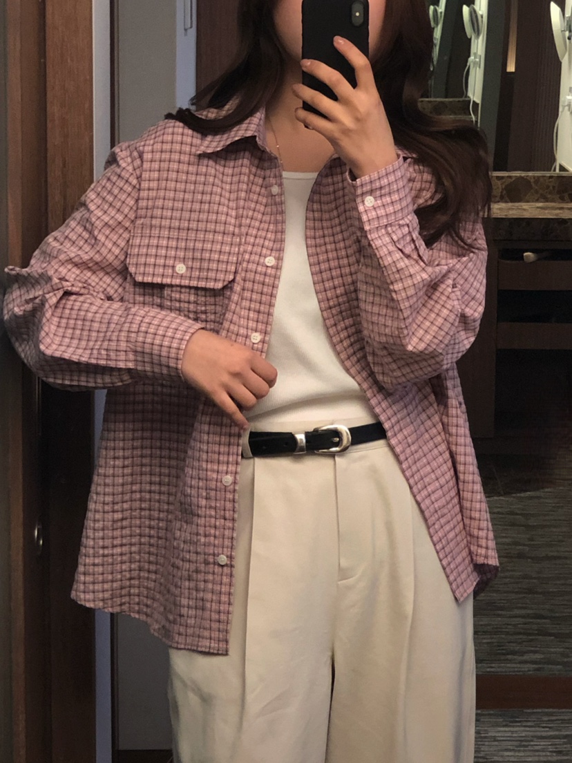 ONDO-P東大門實拍女士新款人氣推薦熱賣真品襯衫蕾絲衫格紋ONDO-P襯衫/蕾絲衫