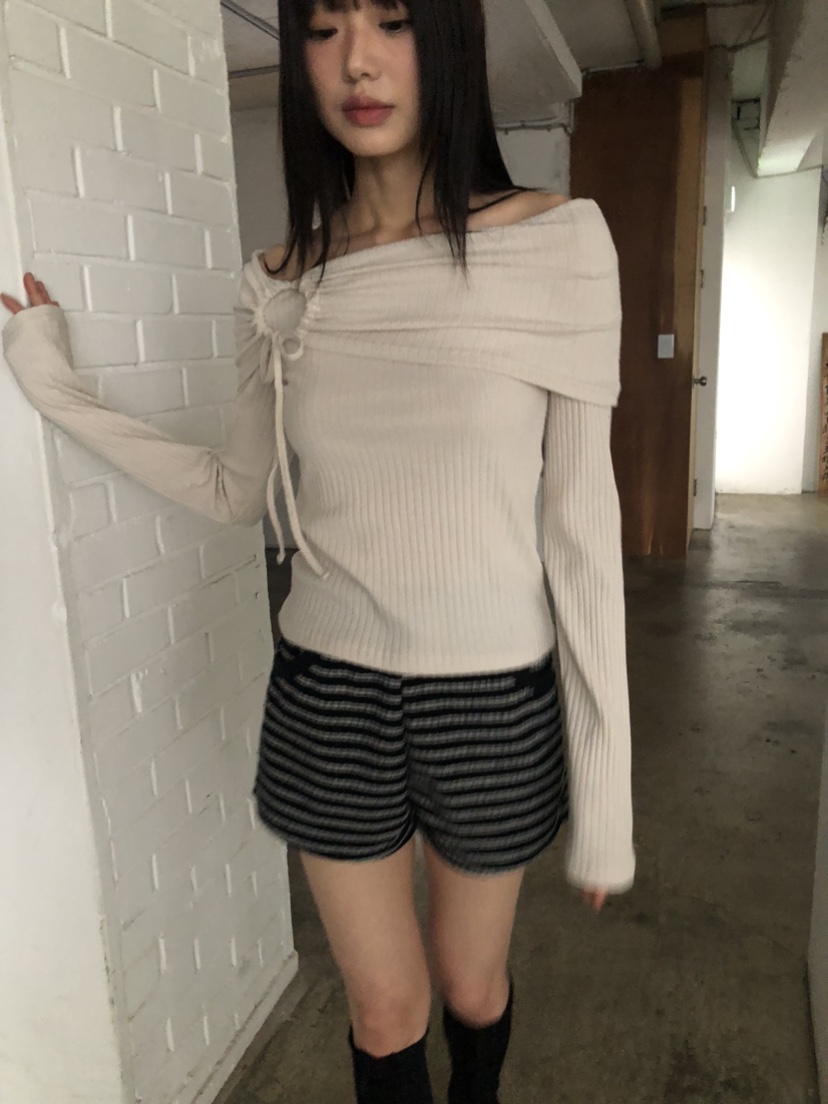 FLASH韓國直郵女士新款人氣熱賣真品時尚推薦職業25春夏短褲I LOVE ME短褲