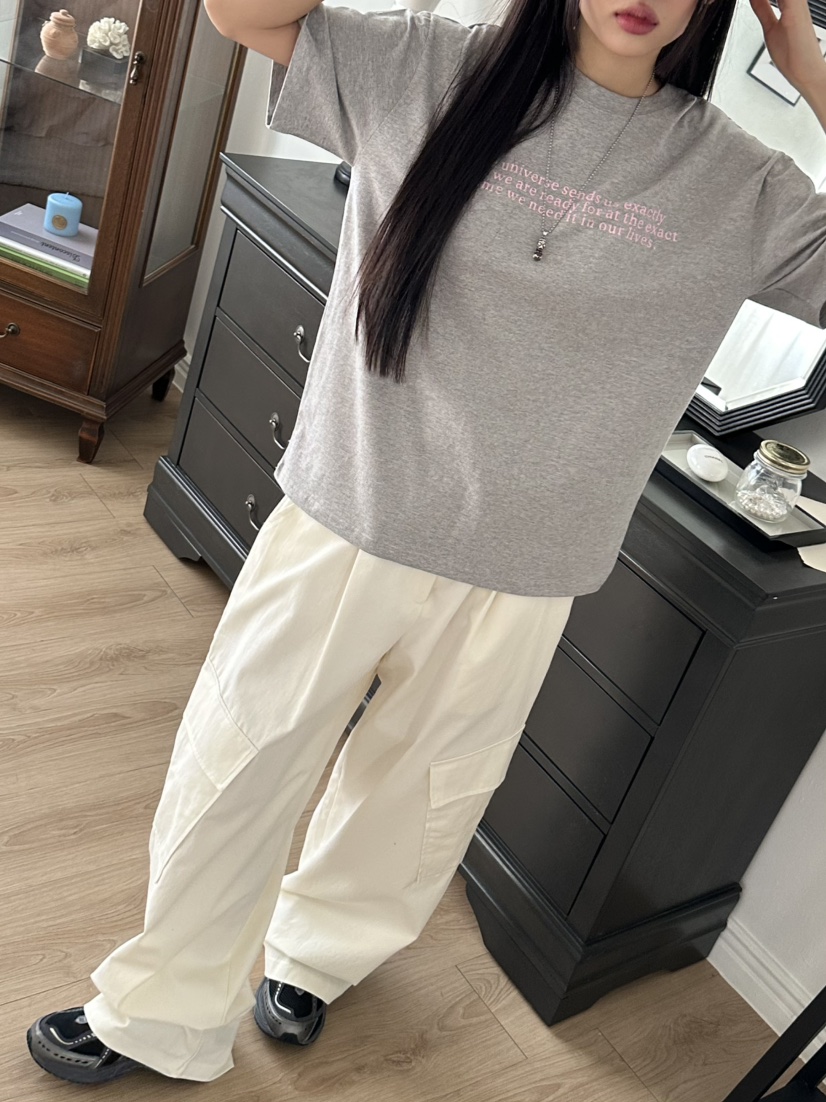 I MFACT韓國代購女裝新品時尚推薦熱賣人氣職業休閑25春夏T恤I MFACTT恤