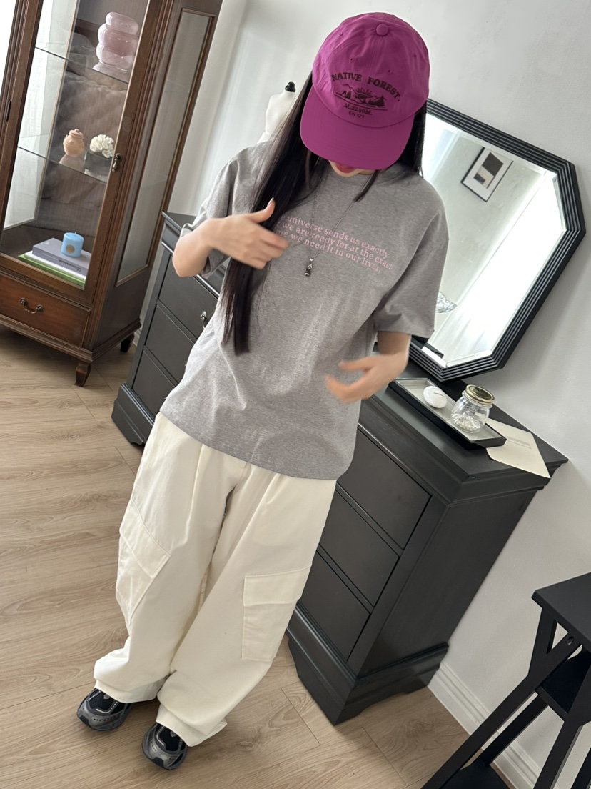I MFACT韓國代購女裝新品時尚推薦熱賣人氣職業休閑25春夏T恤I MFACTT恤