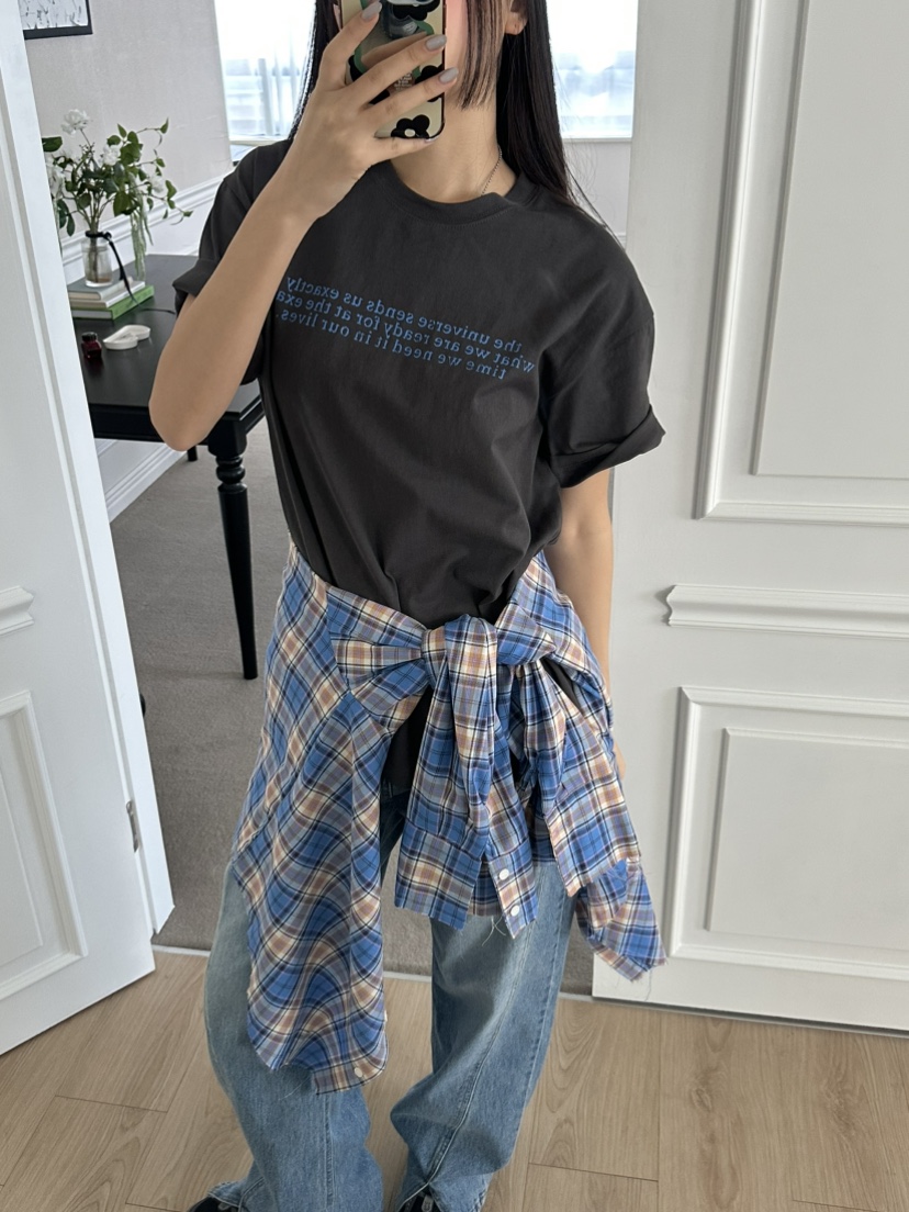 I MFACT韓國代購女裝新品時尚推薦熱賣人氣職業休閑25春夏T恤I MFACTT恤圖色1