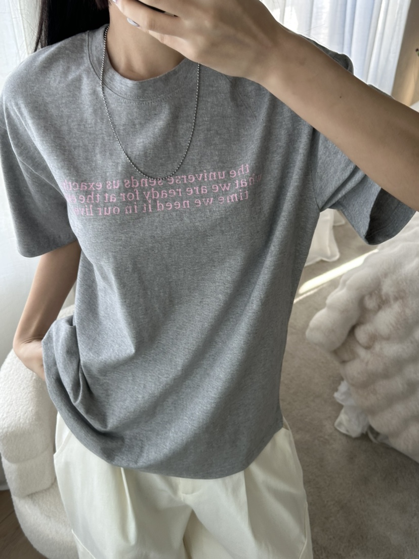 I MFACT韓國代購女裝新品時尚推薦熱賣人氣職業休閑25春夏T恤I MFACTT恤圖色2