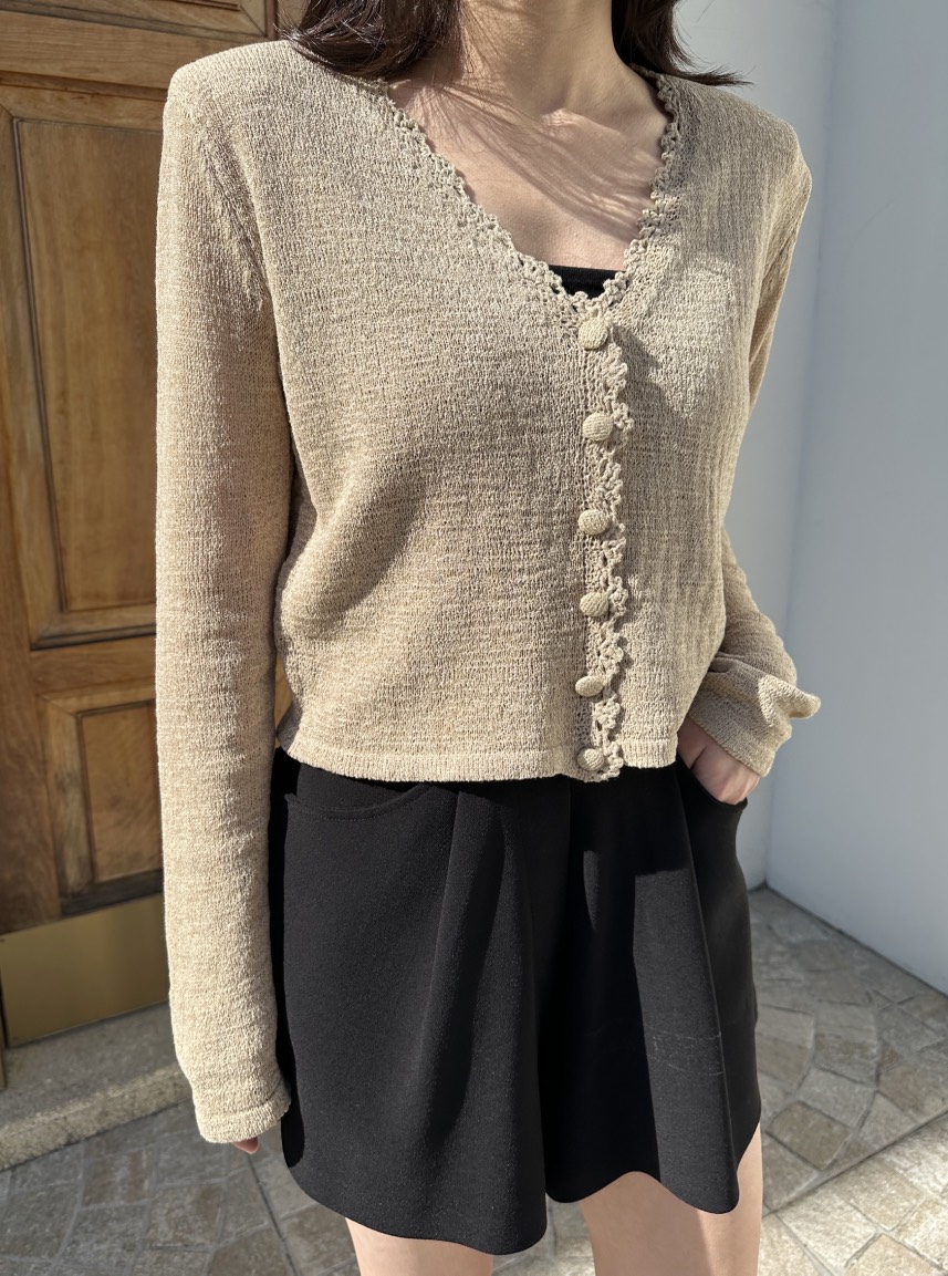 CLASSY-O東大門直郵女裝新款休閑熱賣職業針織衫短款針織開衫CLASSY-O針織衫圖色2