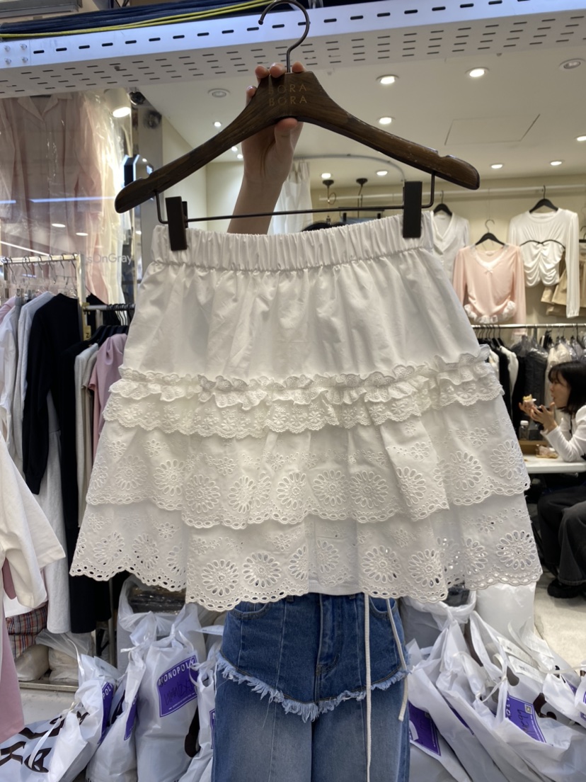 BORA BORA東大門直郵女士新品時尚25春夏休閑職業推薦短裙BORA BORA短裙圖色1