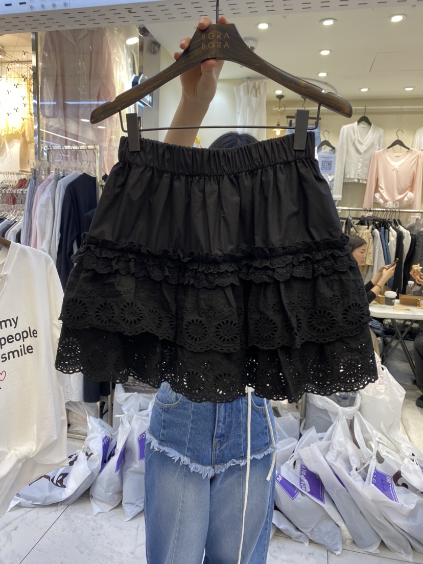 BORA BORA東大門直郵女士新品時尚25春夏休閑職業推薦短裙BORA BORA短裙圖色2