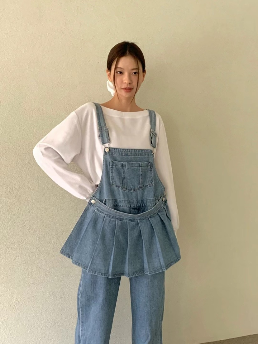 ANOU韓國代購女裝新款時尚推薦熱賣25春夏人氣背帶褲可拆卸ANOU背帶褲