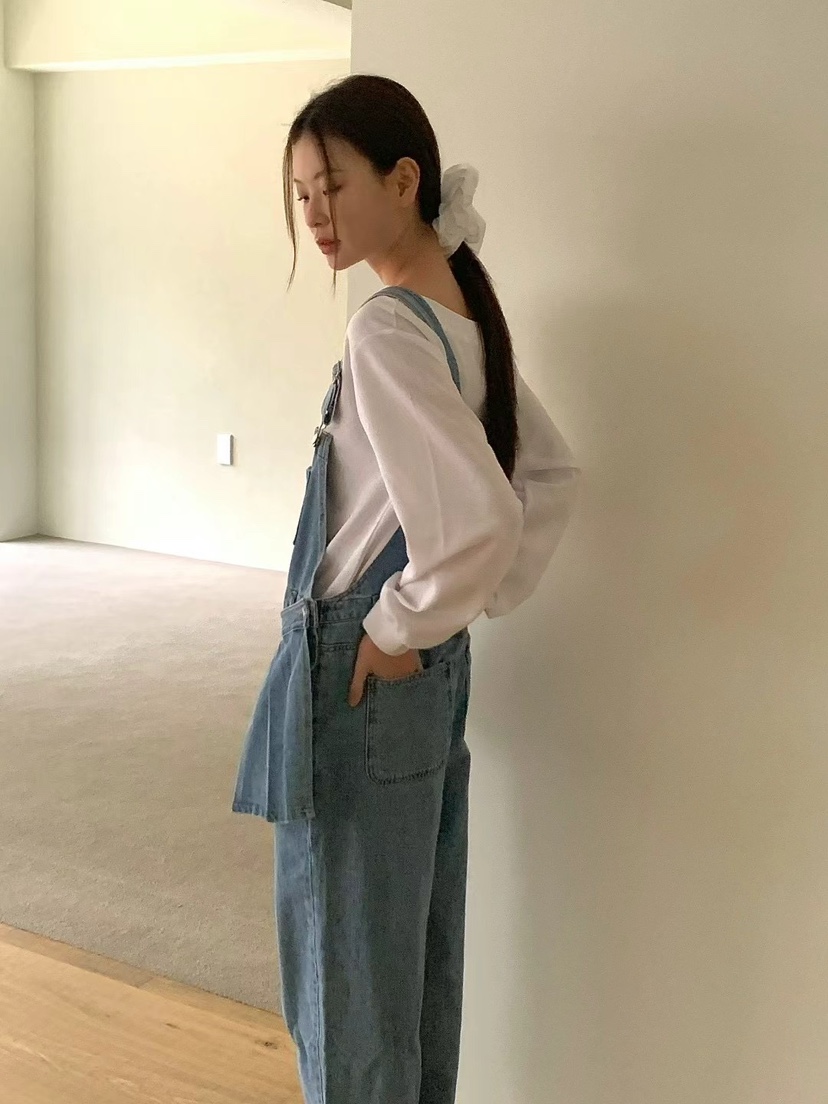ANOU韓國代購女裝新款時尚推薦熱賣25春夏人氣背帶褲可拆卸ANOU背帶褲