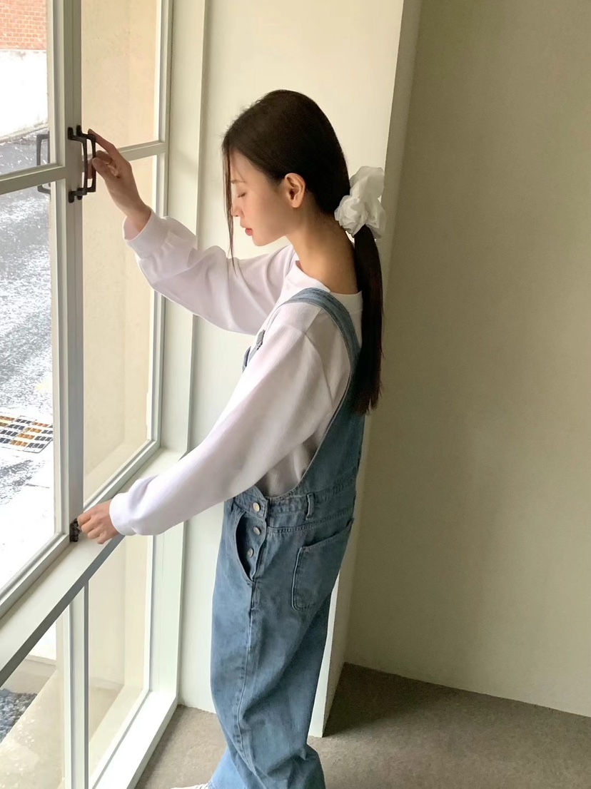 ANOU韓國代購女裝新款時尚推薦熱賣25春夏人氣背帶褲可拆卸ANOU背帶褲