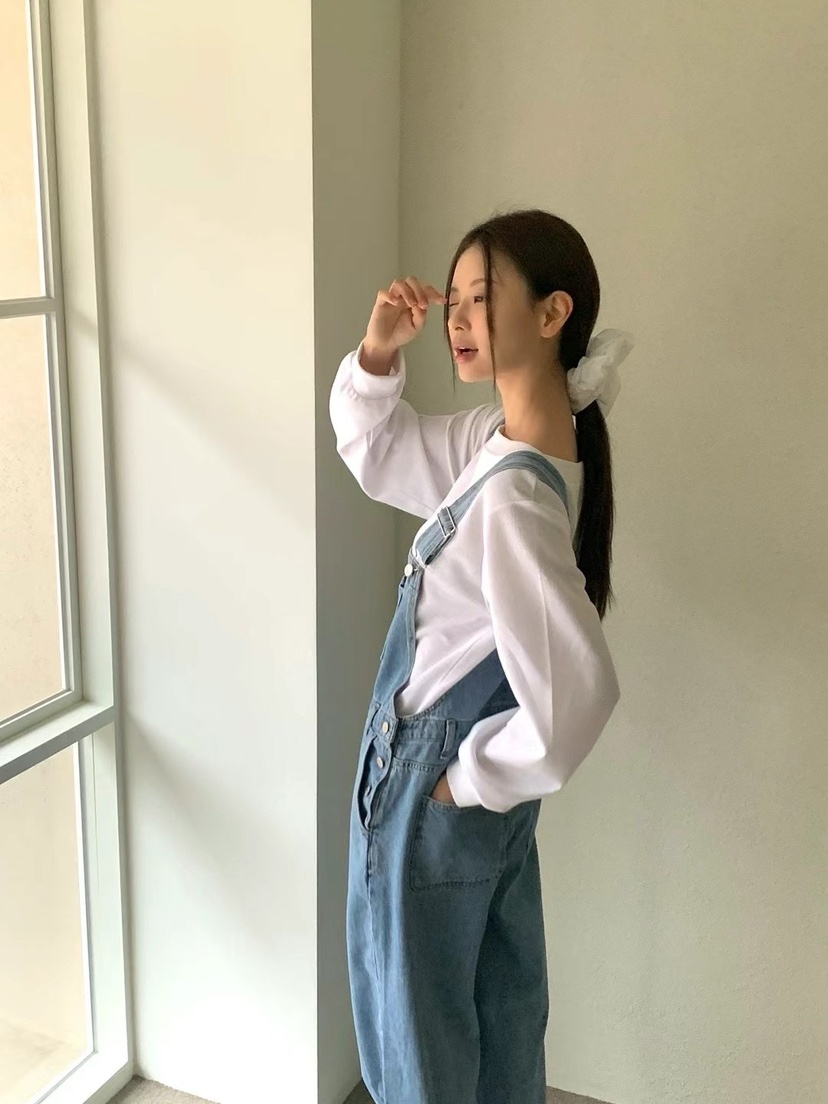 ANOU韓國代購女裝新款時尚推薦熱賣25春夏人氣背帶褲可拆卸ANOU背帶褲