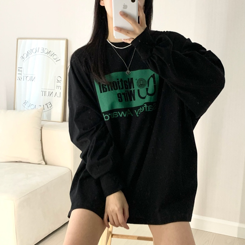 FROMJINI韓國代購女裝新款推薦時尚休閑人氣熱賣真品長袖T恤FROMJINI長袖T恤