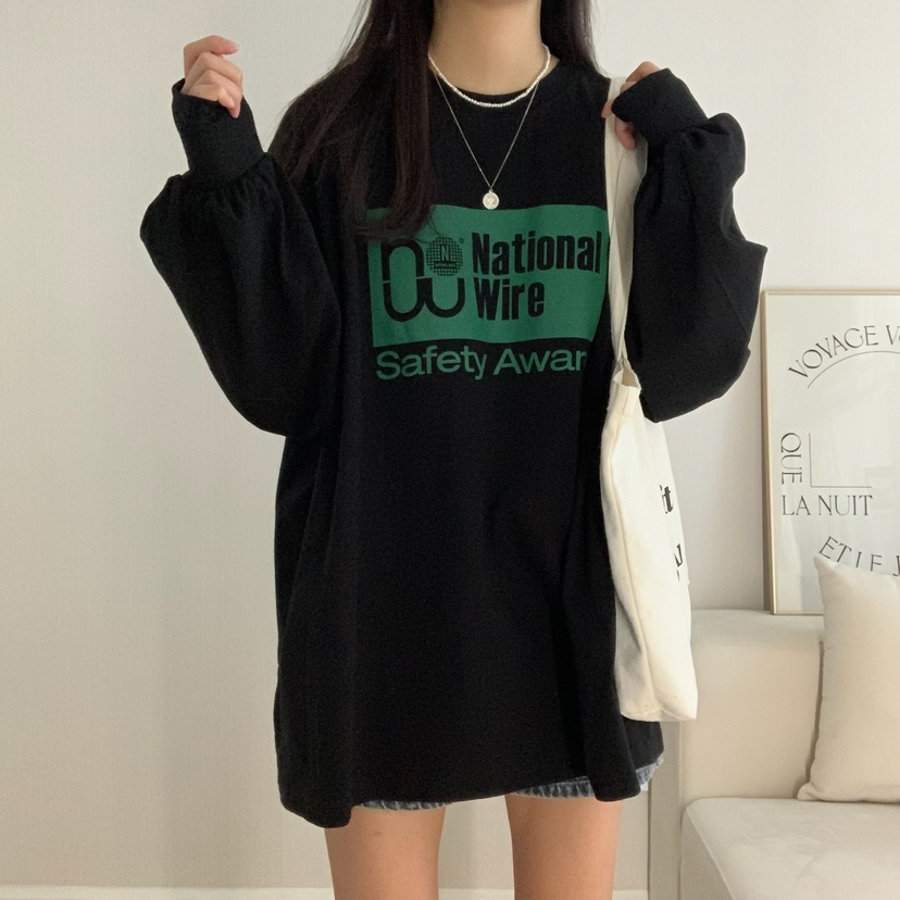 FROMJINI韓國代購女裝新款推薦時尚休閑人氣熱賣真品長袖T恤FROMJINI長袖T恤