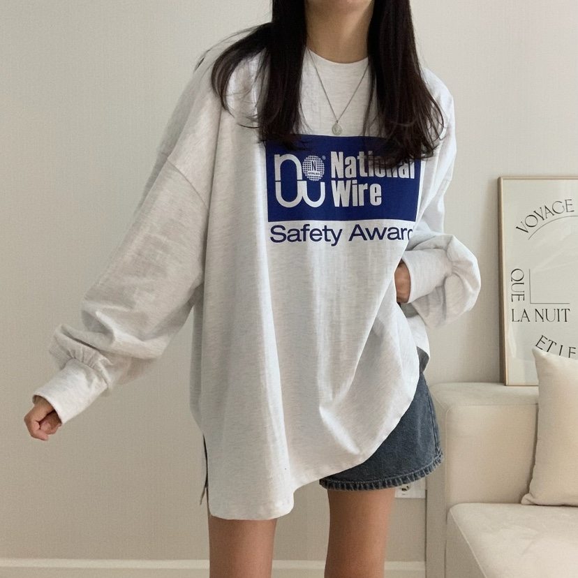 FROMJINI韓國代購女裝新款推薦時尚休閑人氣熱賣真品長袖T恤FROMJINI長袖T恤