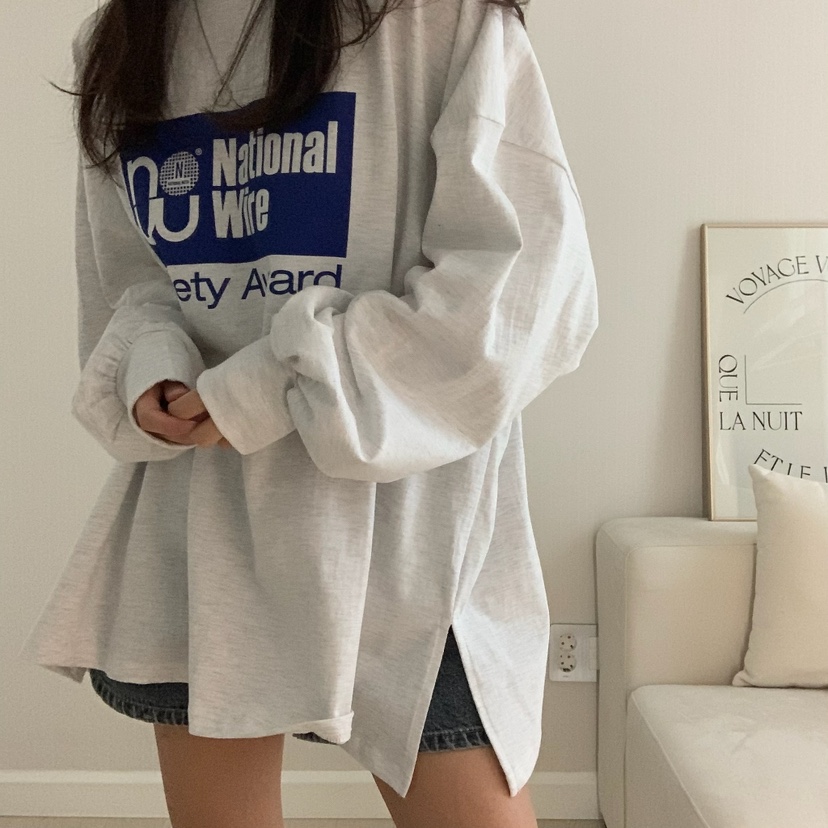 FROMJINI韓國代購女裝新款推薦時尚休閑人氣熱賣真品長袖T恤FROMJINI長袖T恤