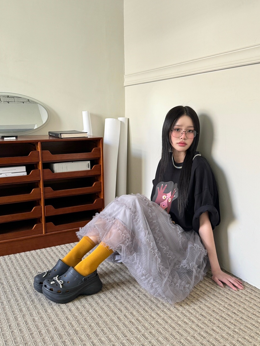 MAISONDEGLORY東大門直郵女裝新款25春夏推薦職業半身裙中短裙MAISON DE GLORY半身裙/中短裙