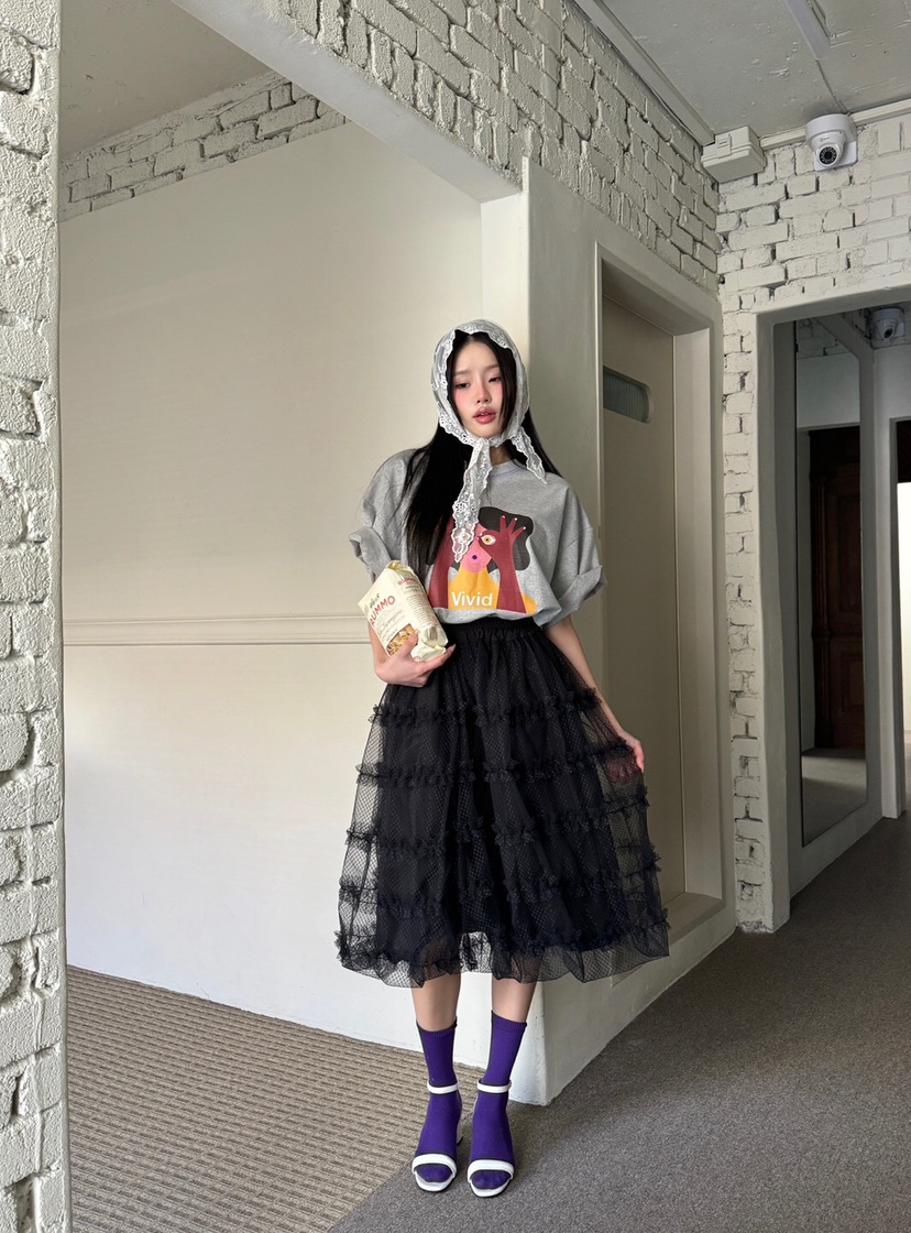 MAISONDEGLORY東大門直郵女裝新款25春夏推薦職業半身裙中短裙MAISON DE GLORY半身裙/中短裙