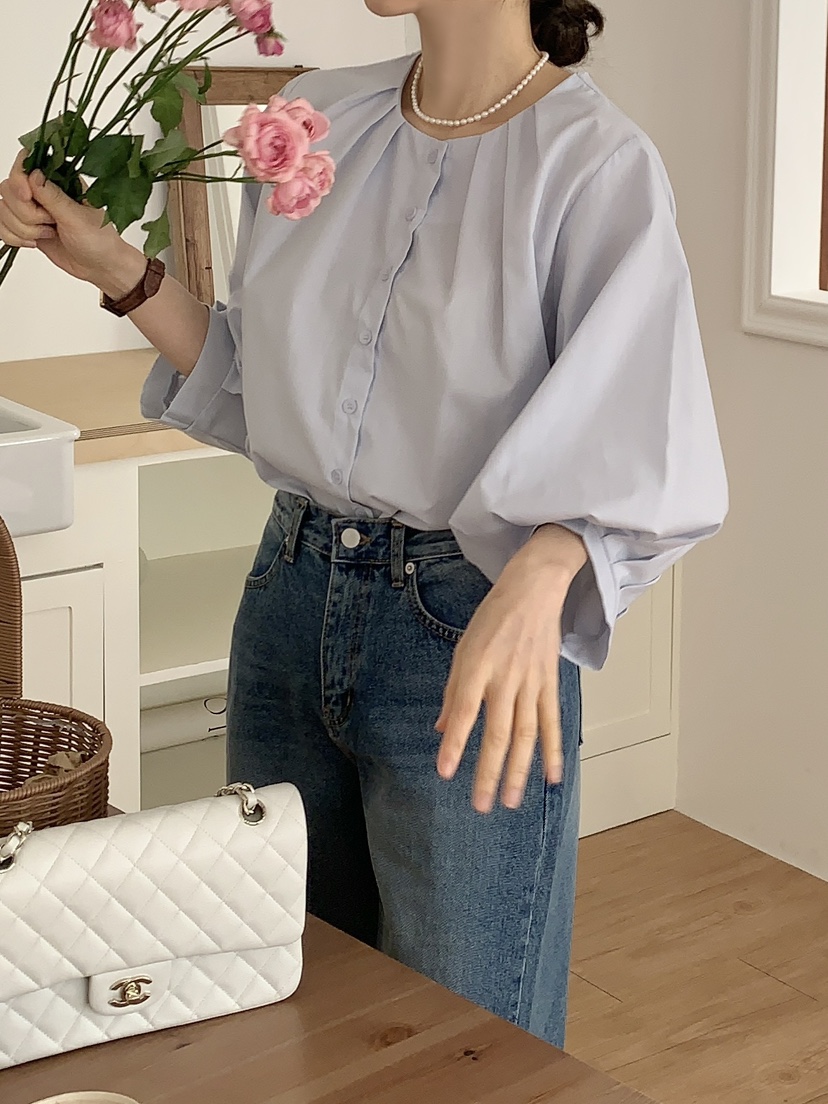 CEREAL東大門代購女士新款人氣真品時尚推薦25春夏襯衫蕾絲衫CEREAL襯衫/蕾絲衫