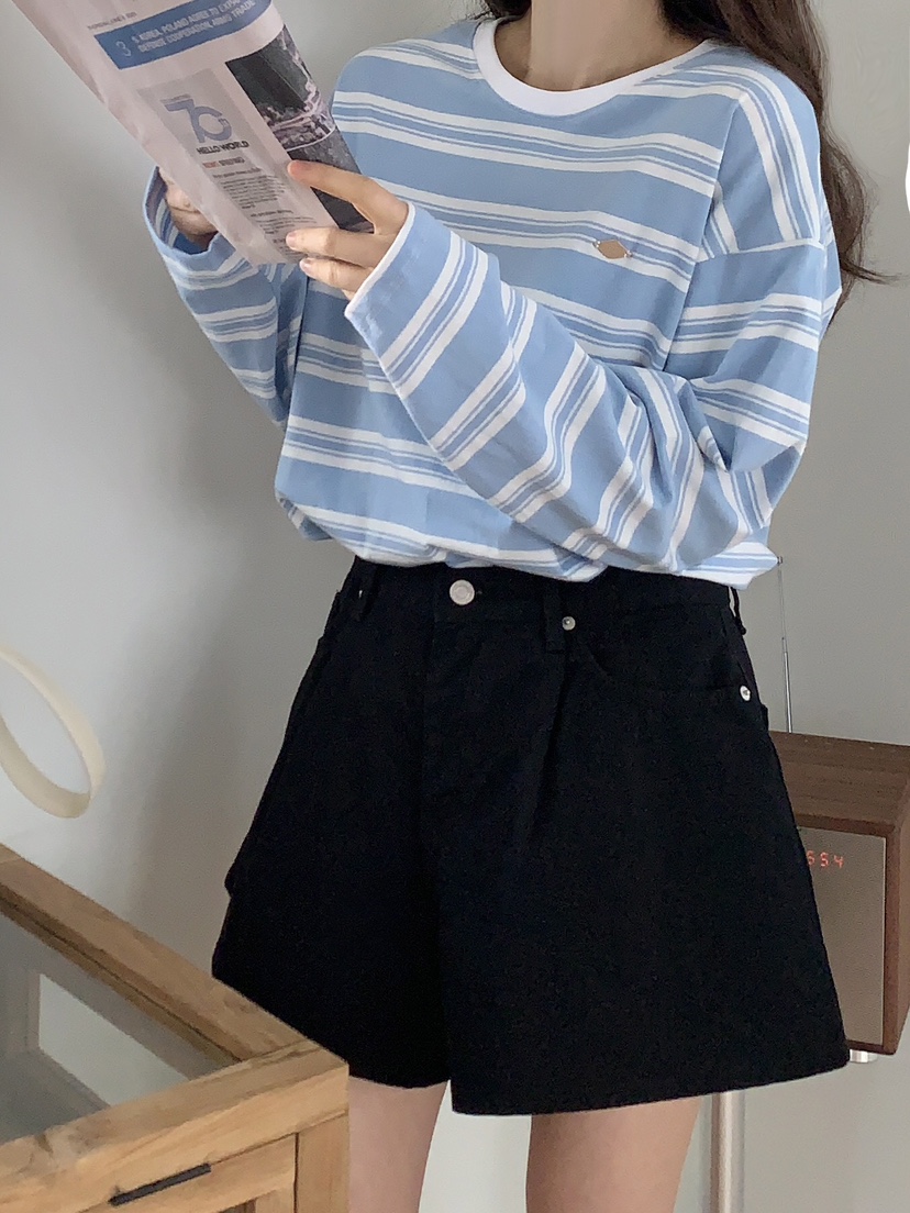 FORMSTUDIO韓國直郵女裝新品人氣職業熱賣休閑時尚短褲喇叭FORMSTUDIO短褲