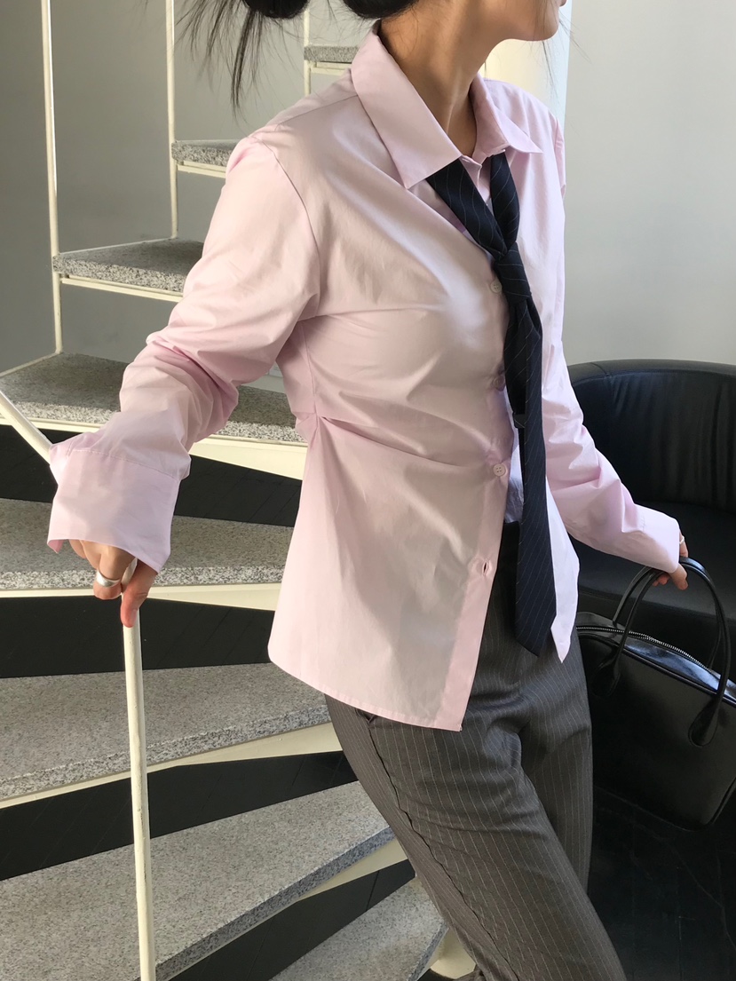 ESCHER韓國代購女裝新款真品熱賣職業25春夏休閑襯衫蕾絲衫ESCHER襯衫/蕾絲衫