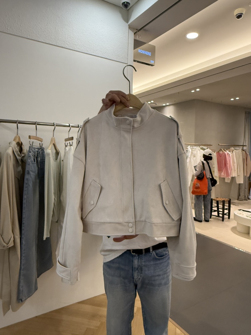 NOWHERE東大門直郵女裝新品推薦職業熱賣人氣25春夏夾克麂皮NOWHERE夾克圖色2