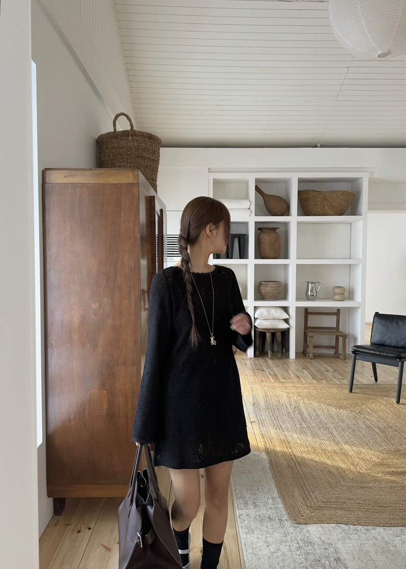 OUPPT韓國代購女士新款25春夏人氣熱賣職業休閑推薦真品連衣裙OUPPT連衣裙