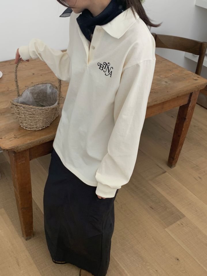 MARE韓國代購女士新款25春夏熱賣時尚推薦休閑人氣職業長袖T恤MARE長袖T恤