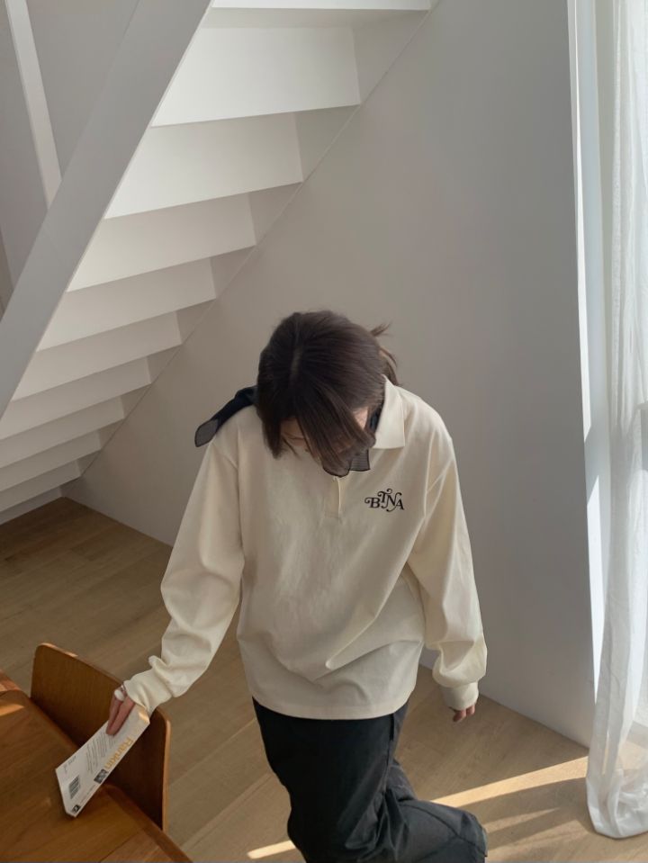 MARE韓國代購女士新款25春夏熱賣時尚推薦休閑人氣職業長袖T恤MARE長袖T恤