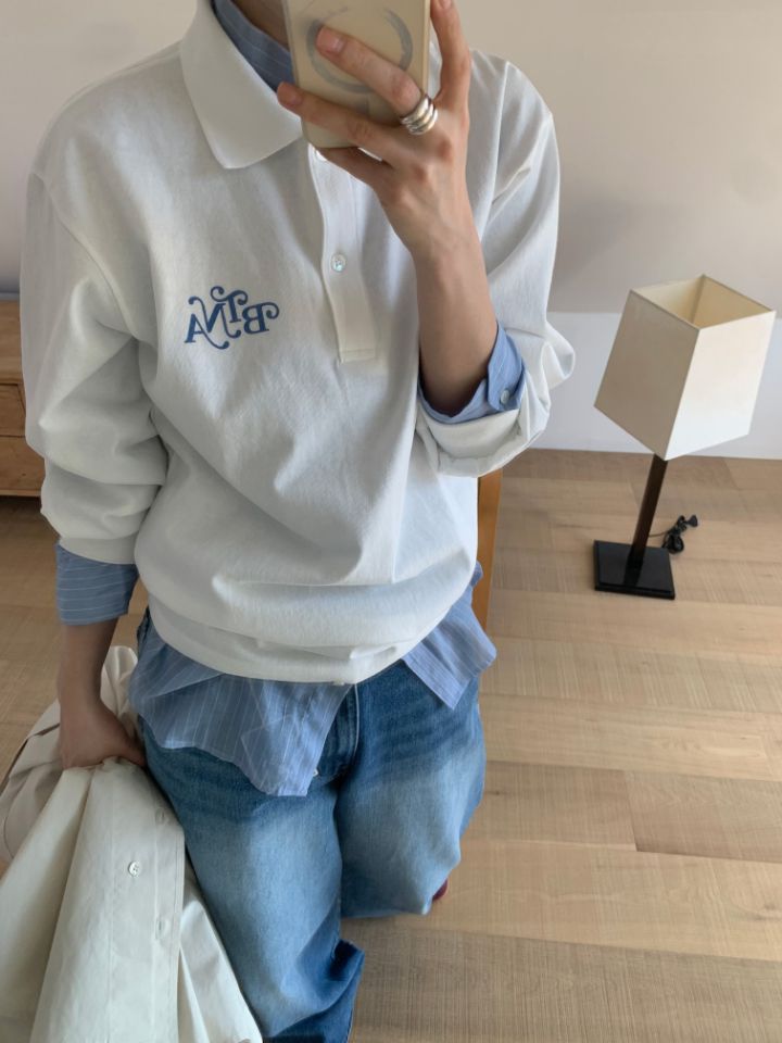 MARE韓國代購女士新款25春夏熱賣時尚推薦休閑人氣職業長袖T恤MARE長袖T恤圖色2