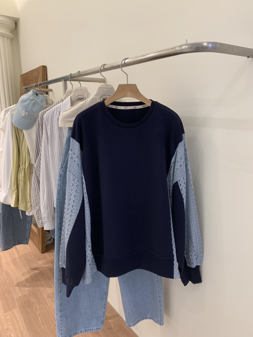 GIGGLE韓國直郵女裝新品真品人氣職業推薦時尚休閑25春夏衛衣COMP-(COME OPEN)衛衣