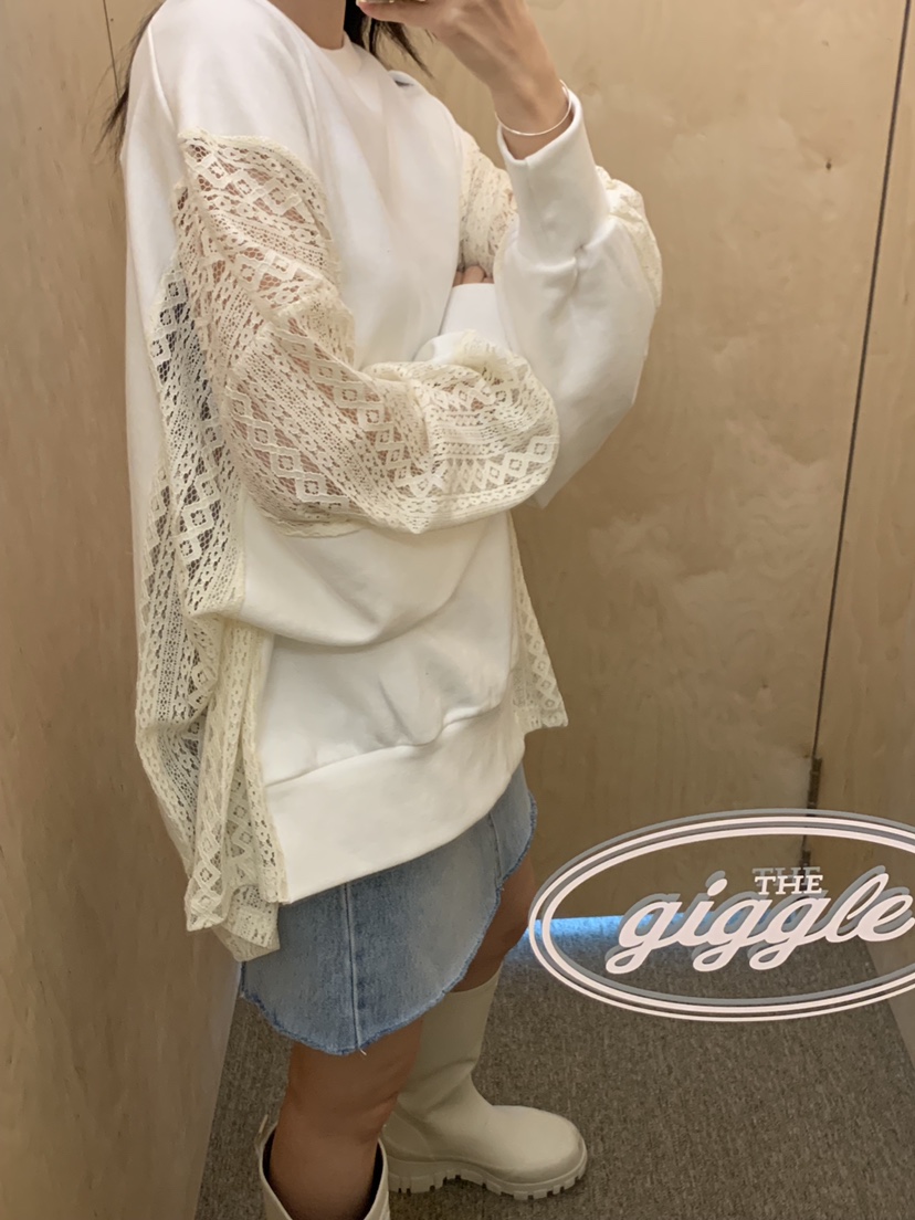 GIGGLE韓國直郵女裝新品真品人氣職業推薦時尚休閑25春夏衛衣COMP-(COME OPEN)衛衣
