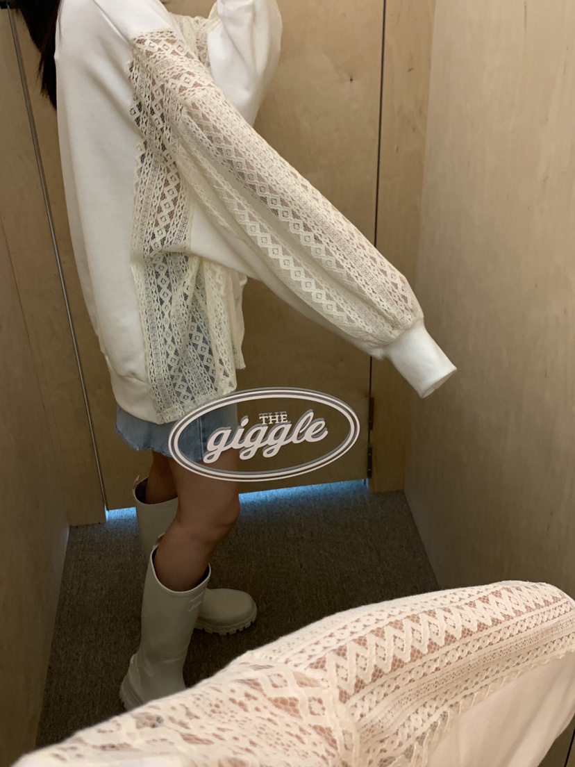 GIGGLE韓國直郵女裝新品真品人氣職業推薦時尚休閑25春夏衛衣COMP-(COME OPEN)衛衣