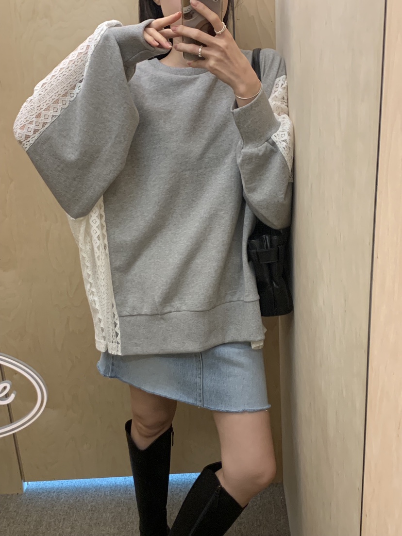 GIGGLE韓國直郵女裝新品真品人氣職業推薦時尚休閑25春夏衛衣COMP-(COME OPEN)衛衣