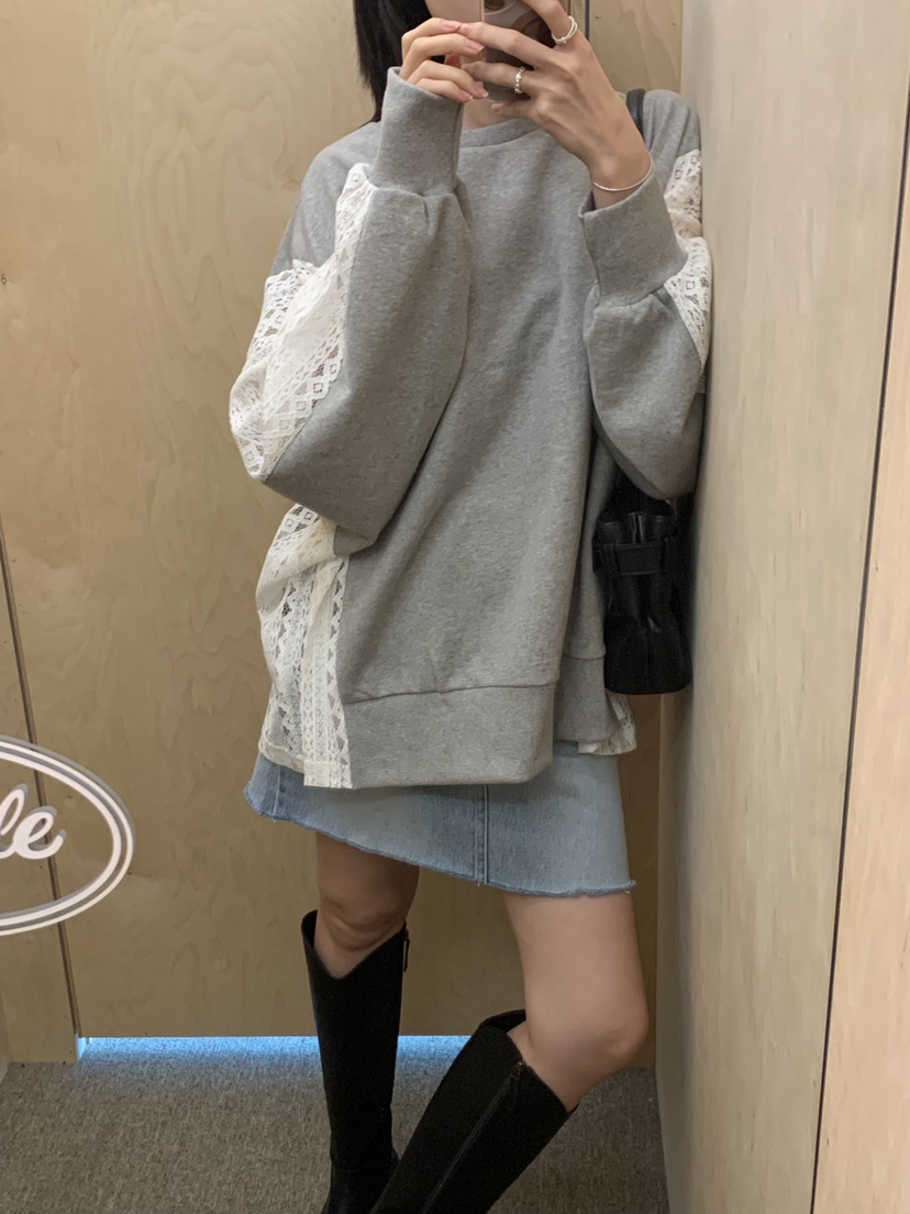GIGGLE韓國直郵女裝新品真品人氣職業推薦時尚休閑25春夏衛衣COMP-(COME OPEN)衛衣