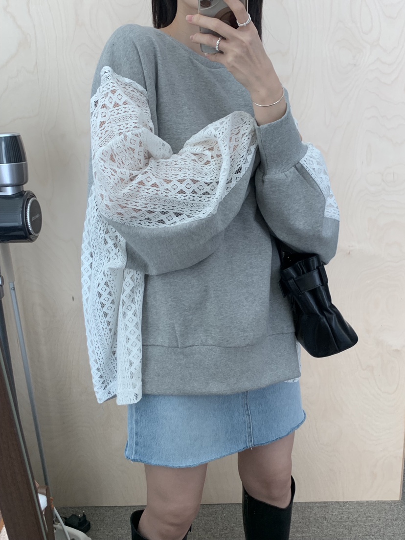 GIGGLE韓國直郵女裝新品真品人氣職業推薦時尚休閑25春夏衛衣COMP-(COME OPEN)衛衣