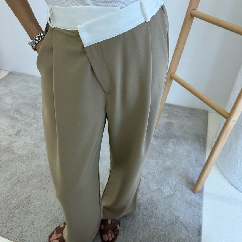 SOUIT東大門實拍女士新品時尚25春夏休閑推薦職業正裝褲西褲SOUIT by mabel-L正裝褲/西褲