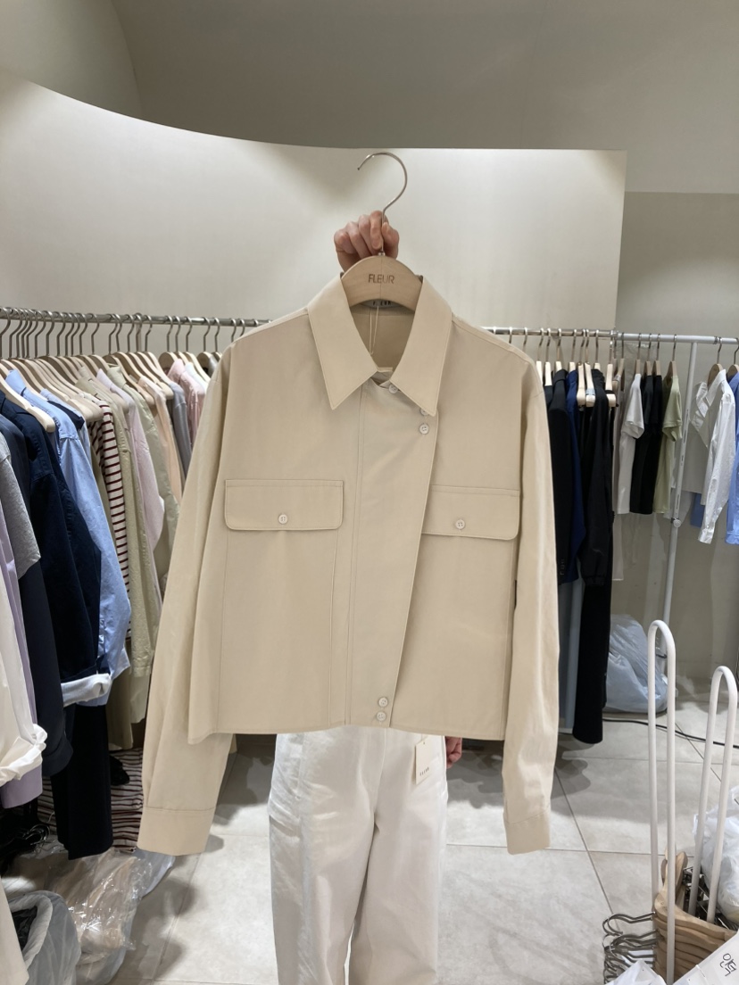 FLEUR-P韓國代購女士新品職業人氣休閑推薦25春夏熱賣夾克RAWROW夾克圖色3