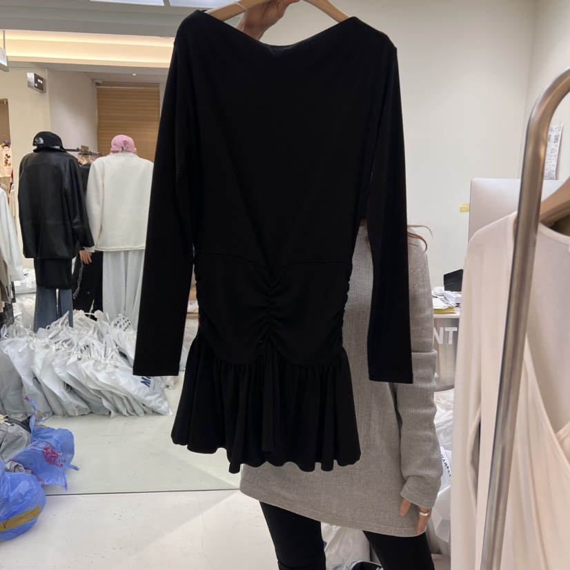 FLAUNT東大門代購女士新款25春夏人氣休閑時尚推薦職業連衣裙FLAUNT連衣裙圖色4