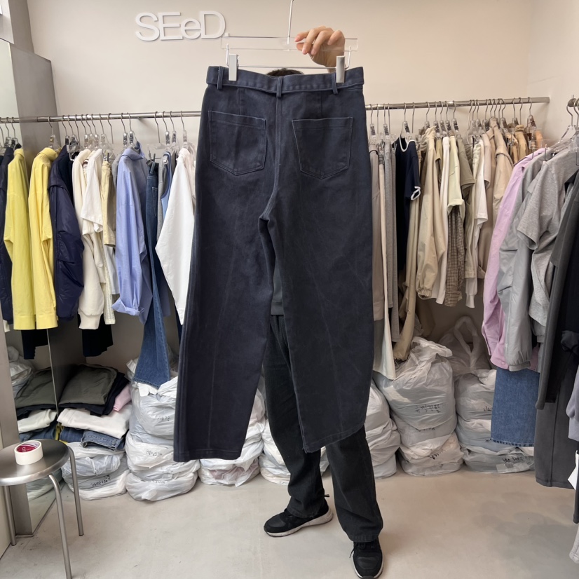 LEESEED-A韓國代購女士新品職業真品時尚人氣休閑褲含腰帶SEeD/LEESEED休閑褲