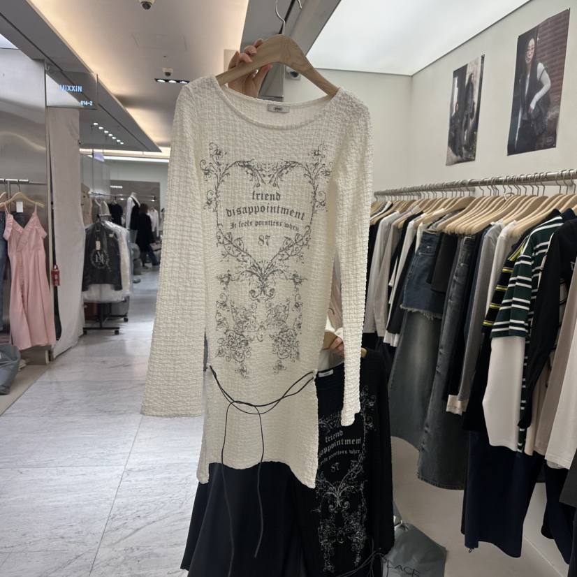 CHAV韓國代購女裝新款時尚職業休閑25春夏熱賣連衣裙含腰繩CHAV連衣裙圖色1
