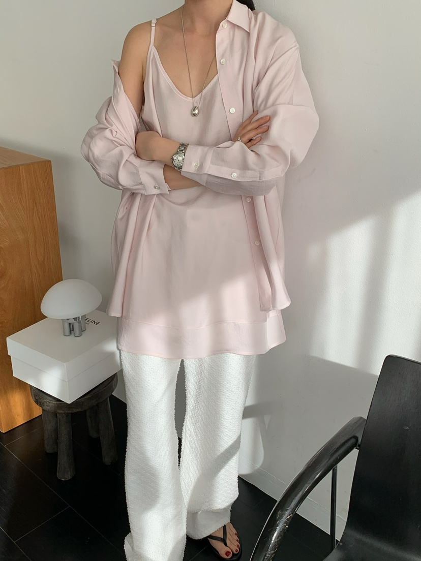 SORBET韓國代購女士新款人氣真品休閑職業熱賣25春夏襯衫蕾絲衫SORBET/flat white襯衫/蕾絲衫