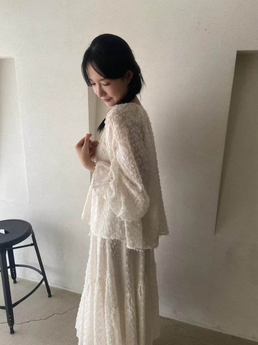 PRIMA LUCE韓國代購女士新款25春夏真品推薦熱賣襯衫蕾絲衫CHARLOTTE襯衫/蕾絲衫