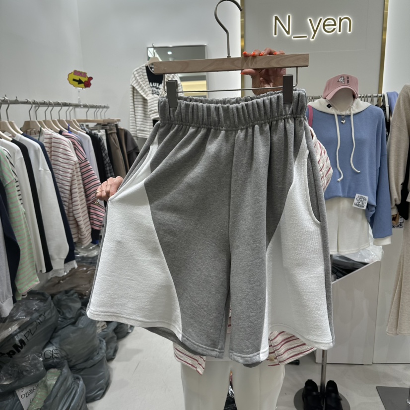 N YEN東大門直郵女裝新款真品25春夏人氣熱賣職業推薦短褲N YEN短褲圖色1
