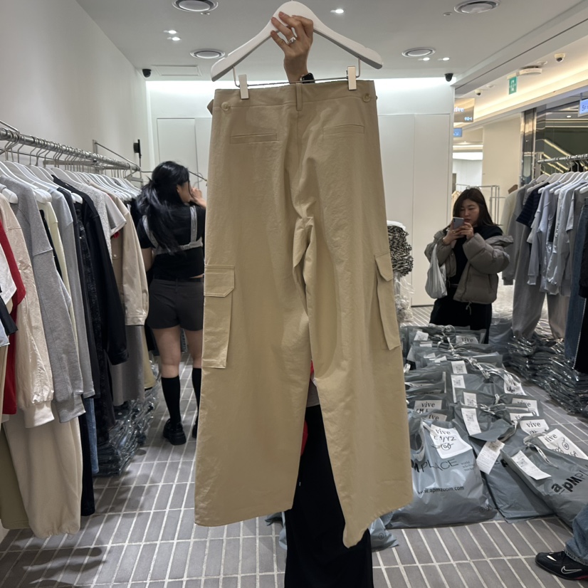 VIVE東大門代購女士新款25春夏真品職業休閑人氣休閑褲工裝褲VIVE休閑褲