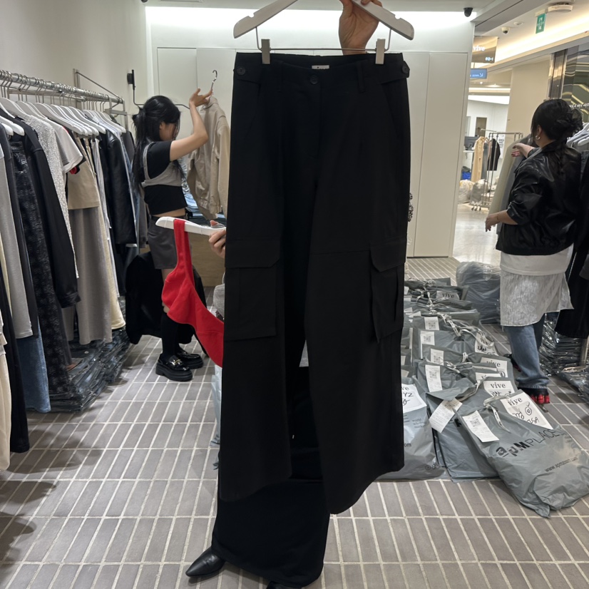 VIVE東大門代購女士新款25春夏真品職業休閑人氣休閑褲工裝褲VIVE休閑褲圖色2