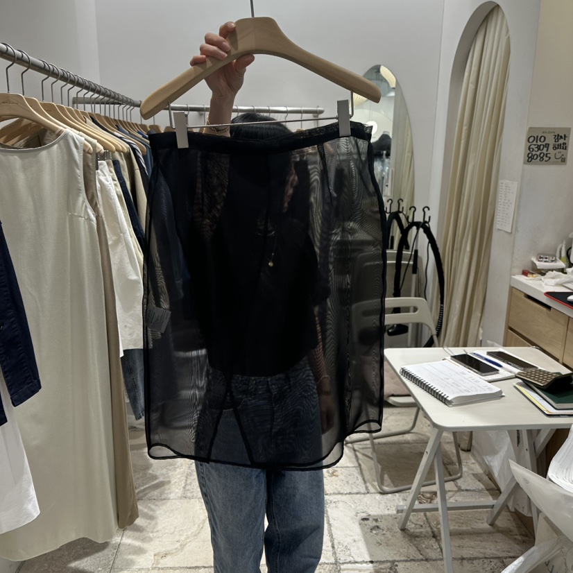 MAJDAN東大門代購女士新款時尚真品推薦25春夏半身裙中短裙MAJDAN半身裙/中短裙