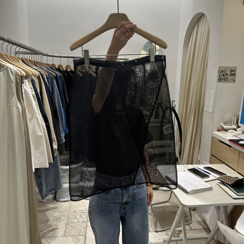 MAJDAN東大門代購女士新款時尚真品推薦25春夏半身裙中短裙MAJDAN半身裙/中短裙圖色2