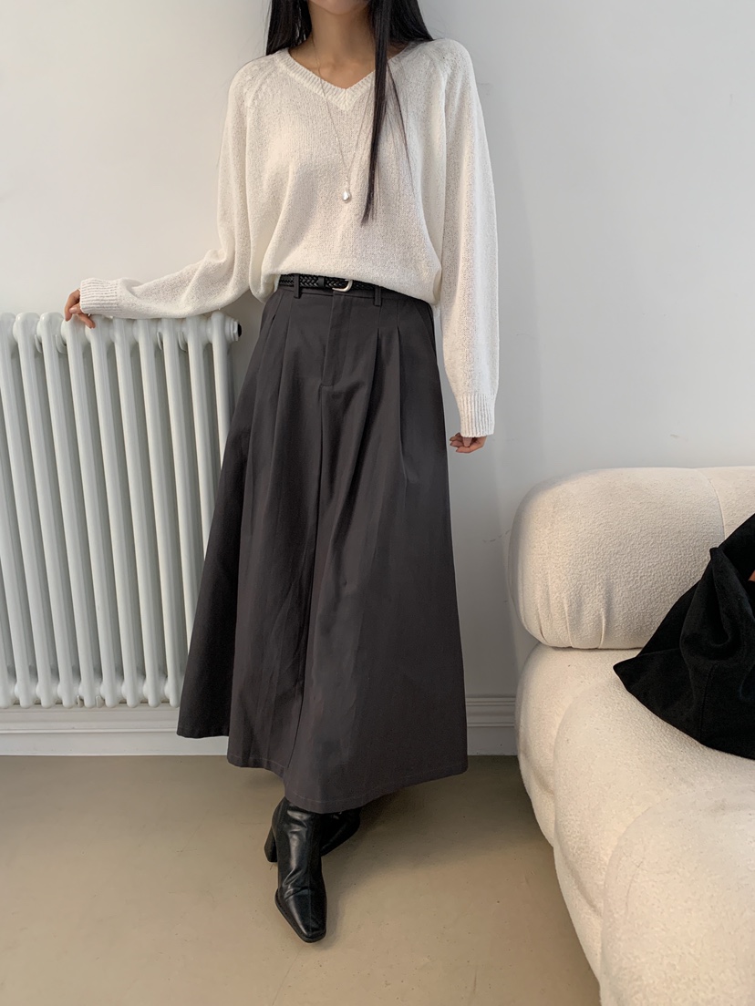 GOYOU東大門代購女士新款推薦時尚熱賣職業25春夏長裙套裝腰帶de goyou長裙